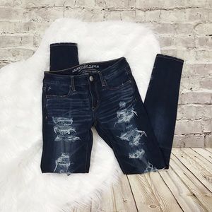 American Eagle Distressed Skinny Jeans